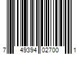 Barcode Image for UPC code 749394027001. Product Name: 