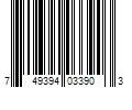 Barcode Image for UPC code 749394033903