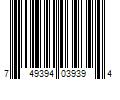 Barcode Image for UPC code 749394039394