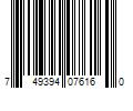 Barcode Image for UPC code 749394076160