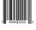 Barcode Image for UPC code 749394220280