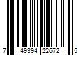 Barcode Image for UPC code 749394226725