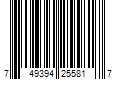 Barcode Image for UPC code 749394255817