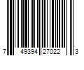 Barcode Image for UPC code 749394270223