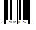 Barcode Image for UPC code 749394304454