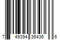 Barcode Image for UPC code 749394364366