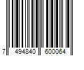 Barcode Image for UPC code 7494840600064