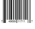 Barcode Image for UPC code 749699117117