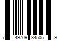 Barcode Image for UPC code 749709345059