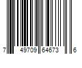 Barcode Image for UPC code 749709646736