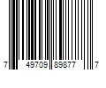 Barcode Image for UPC code 749709898777