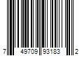 Barcode Image for UPC code 749709931832