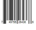 Barcode Image for UPC code 749755264366