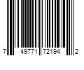 Barcode Image for UPC code 749771721942