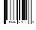 Barcode Image for UPC code 749782539819