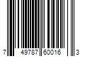 Barcode Image for UPC code 749787600163