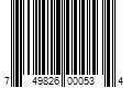 Barcode Image for UPC code 749826000534