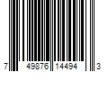 Barcode Image for UPC code 749876144943