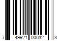 Barcode Image for UPC code 749921000323