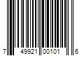 Barcode Image for UPC code 749921001016