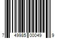 Barcode Image for UPC code 749985000499