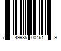 Barcode Image for UPC code 749985004619