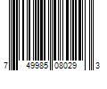 Barcode Image for UPC code 749985080293