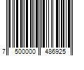 Barcode Image for UPC code 7500000486925