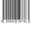 Barcode Image for UPC code 7500000547763