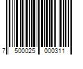 Barcode Image for UPC code 7500025000311