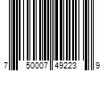 Barcode Image for UPC code 750007492239