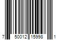 Barcode Image for UPC code 750012159981