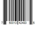 Barcode Image for UPC code 750013424835