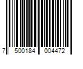 Barcode Image for UPC code 7500184004472