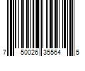 Barcode Image for UPC code 750026355645