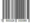 Barcode Image for UPC code 7500326000065