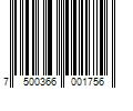 Barcode Image for UPC code 7500366001756