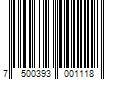 Barcode Image for UPC code 7500393001118