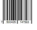 Barcode Image for UPC code 7500435147583