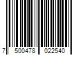 Barcode Image for UPC code 7500478022540