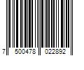 Barcode Image for UPC code 7500478022892