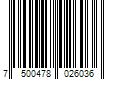 Barcode Image for UPC code 7500478026036