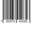 Barcode Image for UPC code 7500478040353