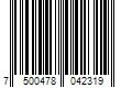 Barcode Image for UPC code 7500478042319