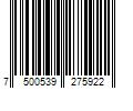 Barcode Image for UPC code 7500539275922