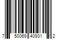 Barcode Image for UPC code 750069409312