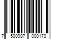 Barcode Image for UPC code 7500907000170