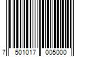 Barcode Image for UPC code 7501017005000