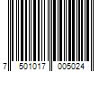 Barcode Image for UPC code 7501017005024