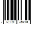 Barcode Image for UPC code 7501030418504